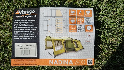 Vango nadia 600 family - vango, tent